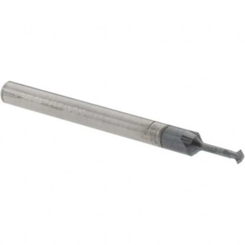 Accupro 5/64 5/64 Cut Diam, 0.039 Cut Width, 1/8 Shank, Solid Carbide Double-Angle Cutter AlTiN Finish, 2 Teeth, 1-1/...
